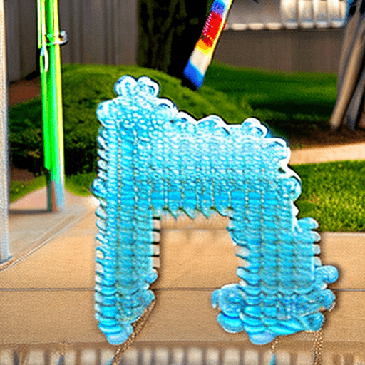 AI generated: dog made out of Dishwashing Soap