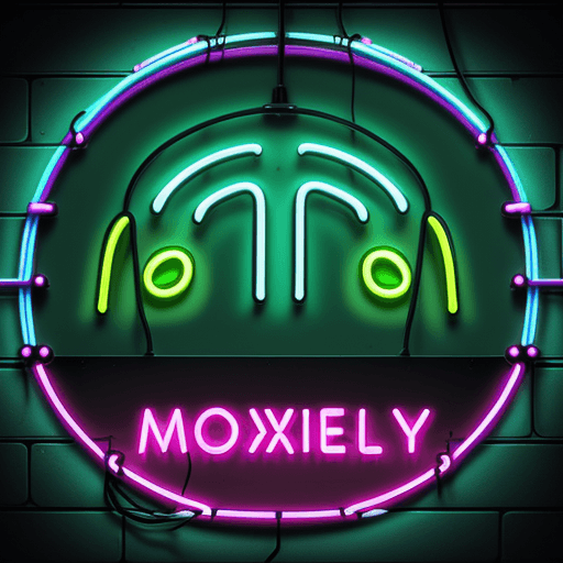AI generated: Professionally illustrated neon light logo for "Spotify Mexico" common symbols of motivational thing...