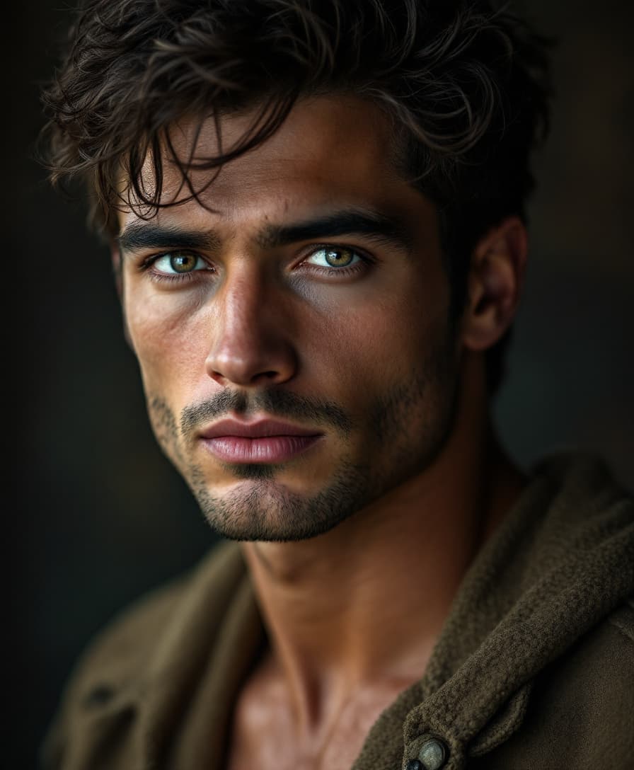 AI generated: ers


Prompt: A raw, ultra-realistic cinematic scene of a handsome clean-shaven man fain smile with ...