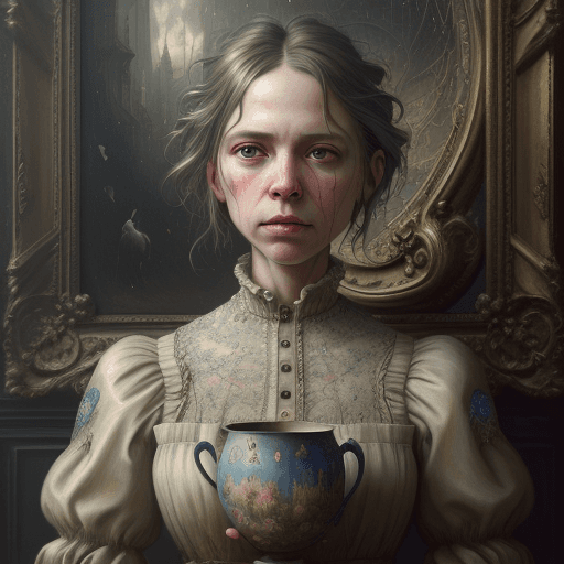 AI generated: realistic hyper detailed portraits:: meticulously detailed, andrea kowch:, futuristic:: victorian:, ...