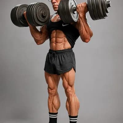 AI generated video: make this guy working out his biceps.
Face shows no effort. biceps contracting realistic. camera mov...