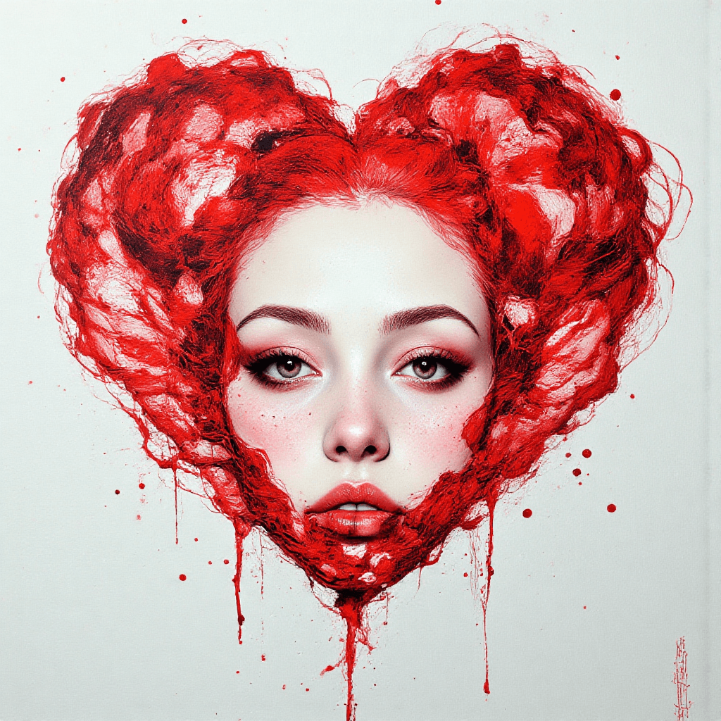 AI generated: Small Words of Missing

Red ink like lover’s

lips flow slowly as

my pen roams unwritten

l...