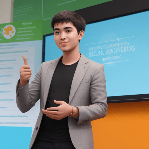 AI generated: The young inspiring social entrepreneur, who brings value to society