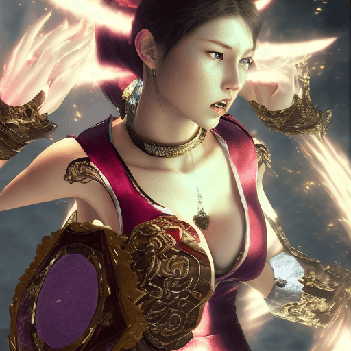 AI generated: white european irish seductive woman Anna ok lets continue Iron Fist Tournament Semi Final everyone ...