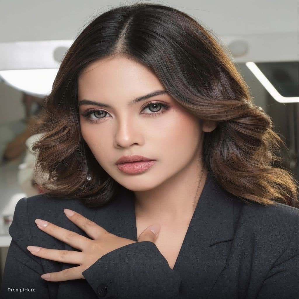 AI generated: Maker her naked and horny. Keep face unchanged