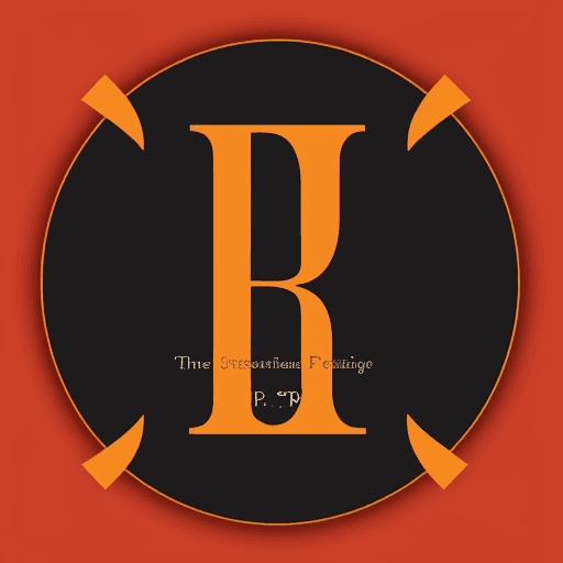 AI generated: a simple logo of the letters P and R respectively