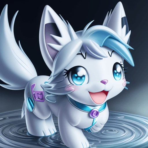 AI generated: Macro silverstream 