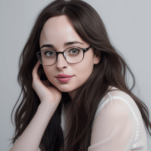 AI generated: a realistic photo of a [very pretty 26 year old woman], with [long, wavy, dark hair], looks like [Da...