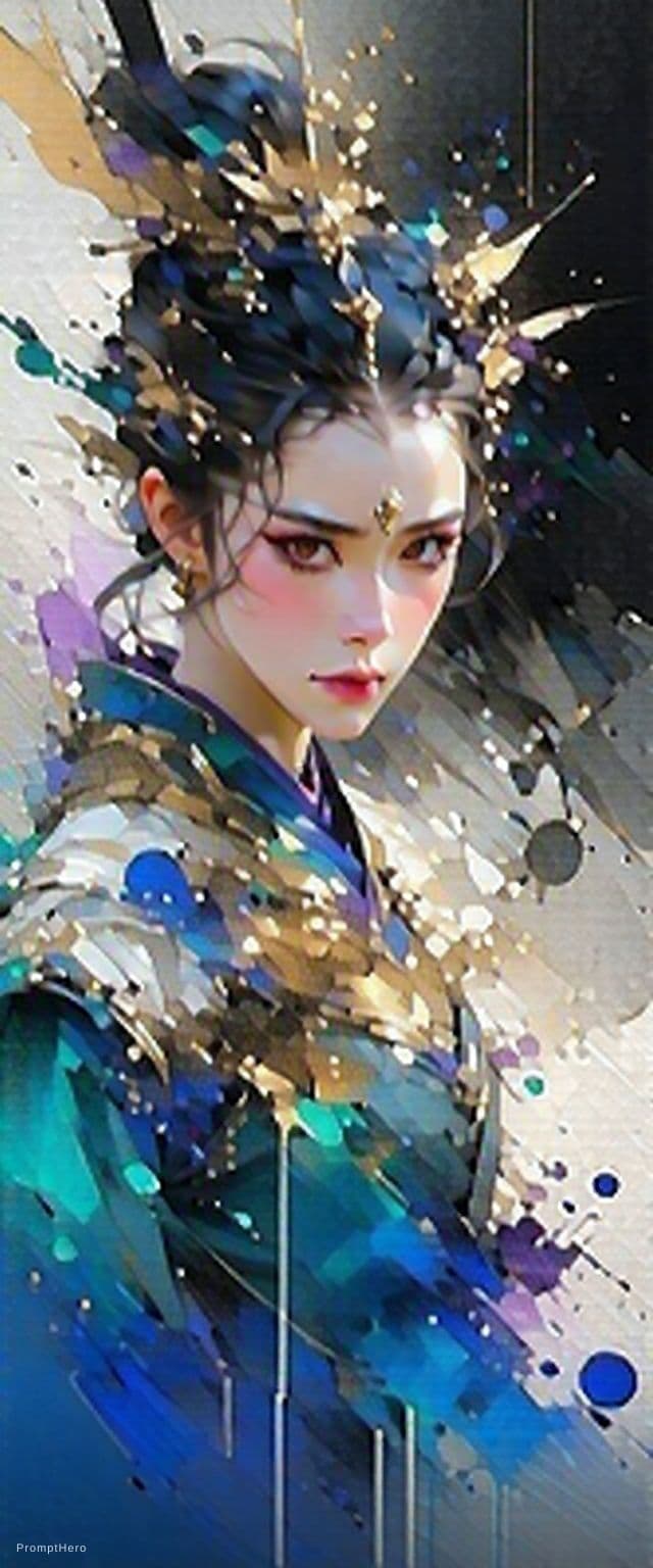 AI generated: strong warrior princess| centered| key visual| intricate| highly detailed| breathtaking beauty| prec...