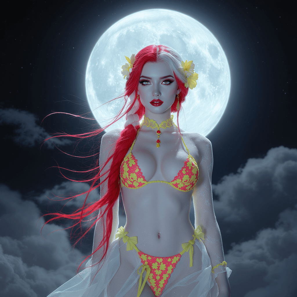 AI generated: 8K, ultra high resolution, exisuitedetailed, high quality, realistic portrait. A serene and elegant,...