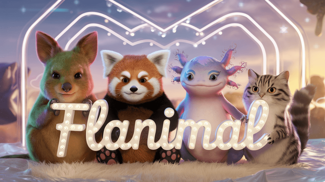 AI generated: "A stunning 20K UHD ultra-realistic image featuring the four cutest animals in the world— a Quokka, ...