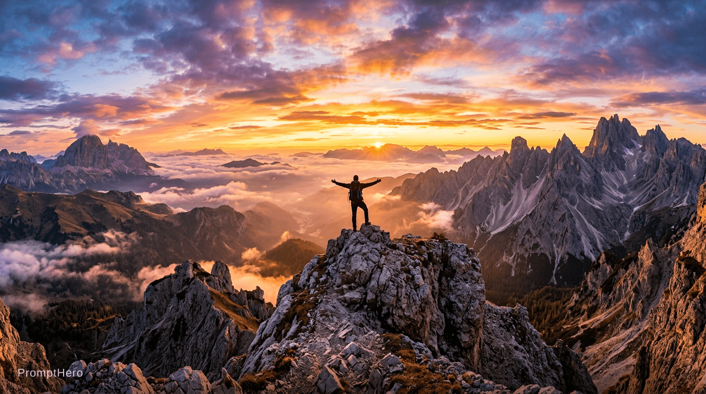 AI generated: Motivational quote wallpaper 