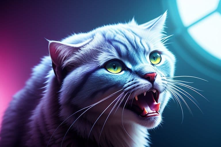 AI generated: pussycat, up close 8k UHD
