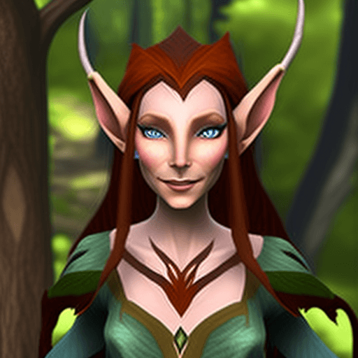 AI generated: Ember Oakheart, a wood elf druid, possesses a captivating and ethereal beauty that reflects her deep...