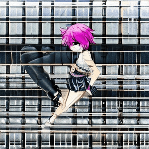 AI generated: (nsfw) (anime) (softcore) 2 girls tied up to each other wearing heavy cuffs