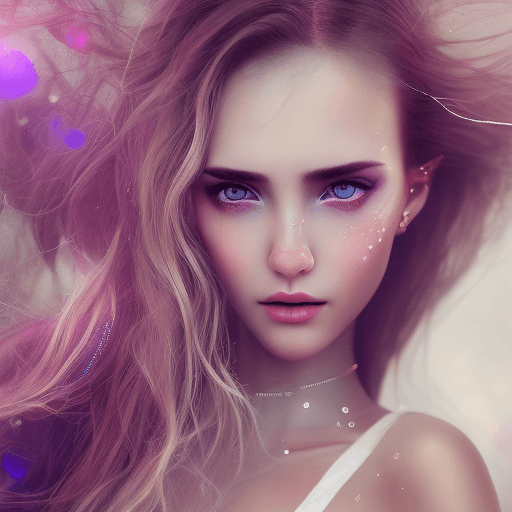 AI generated: very beautiful girl in bright leggings, white short top, charismatic personality, professional photo...