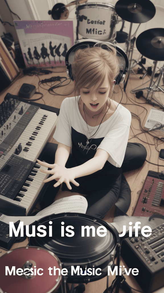 AI generated: Music is the movement of life