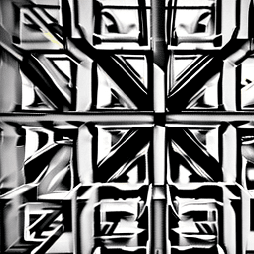 AI generated: composition only of spots and lines
