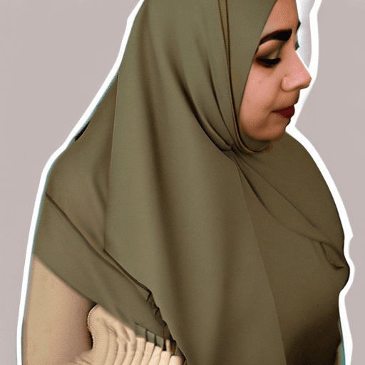 AI generated: Nude hijab girl.