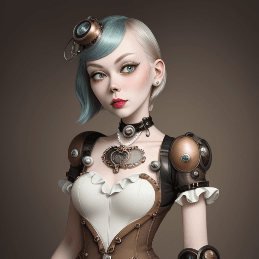AI generated: Pearl style atomic heart best quality,masterpiece,steam punk