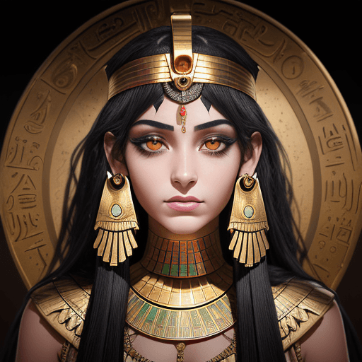 AI generated: Isis god of egypt ::5 Premium Portrait Photography::4 well-lit, sharp-focus, high-quality, artistic,...