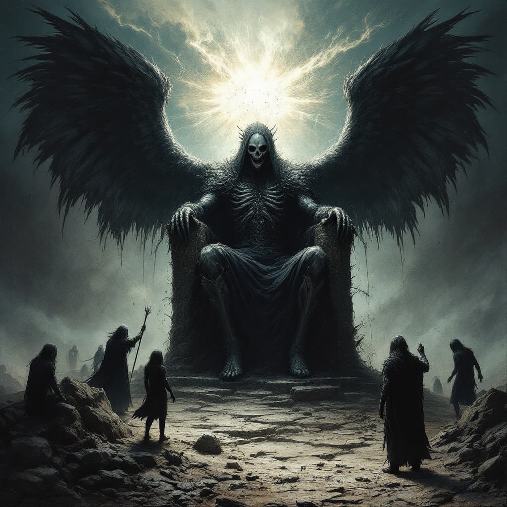 AI generated: Numb

Misery comes with agony On thrones of bone we sit high Blood feeds our greed Nothing sacred, n...