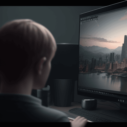 AI generated: someone editing a video for youtube, cinematic, high detail, 8k