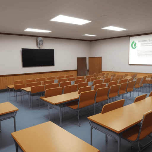 AI generated: aula decorada 