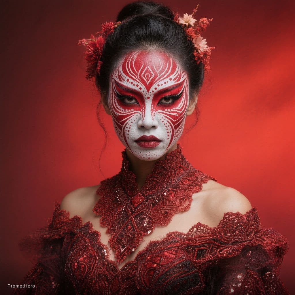 AI generated: This is a high-resolution photograph of a person with an Asian ethnic background, captured against a...