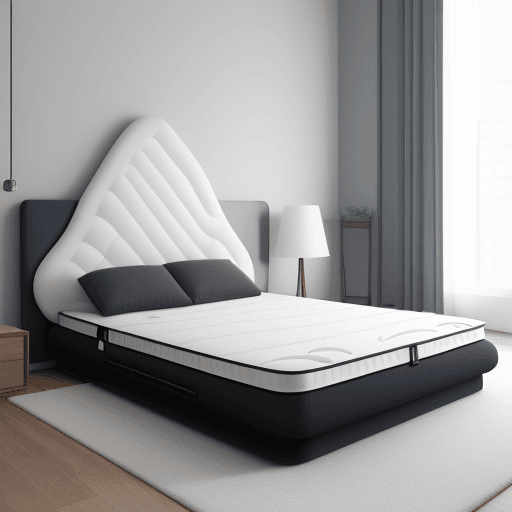 AI generated: the bed of the future