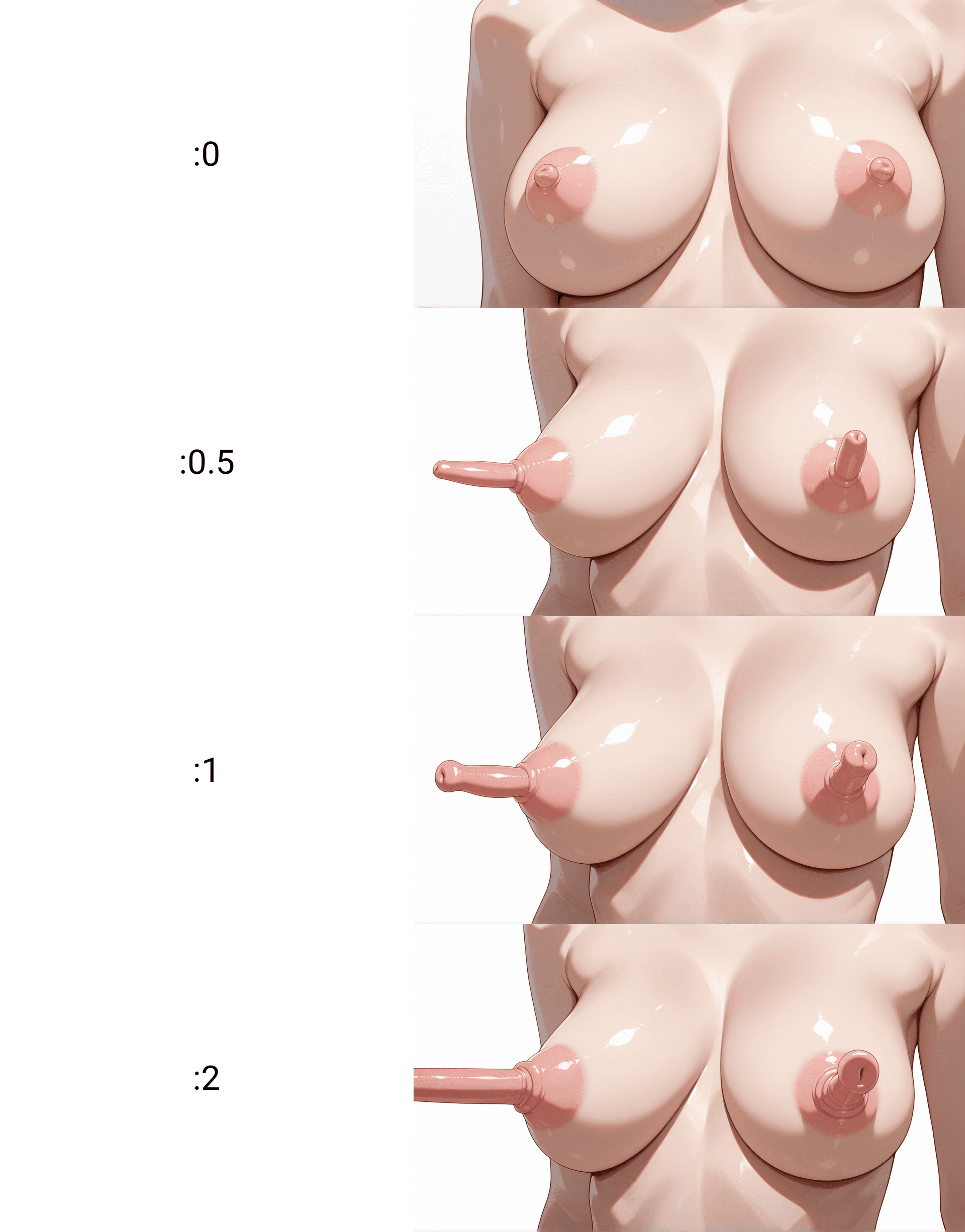 Nipple length slider