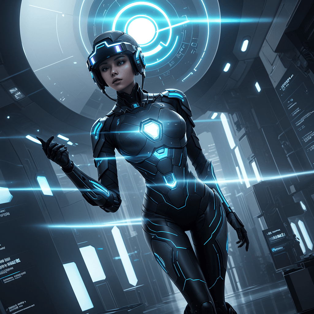 AI generated: In a futIn a futuristic metropolis where technology reigns supreme, there exists a virtual reality w...