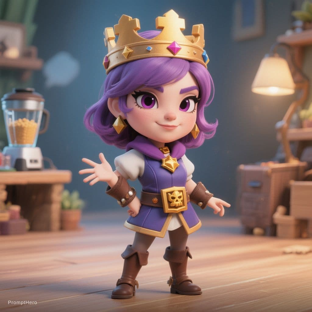 AI generated: goth girl, isometric, full body, blender 3d, style of artstation and behance, Disney Pixar, Mobile g...