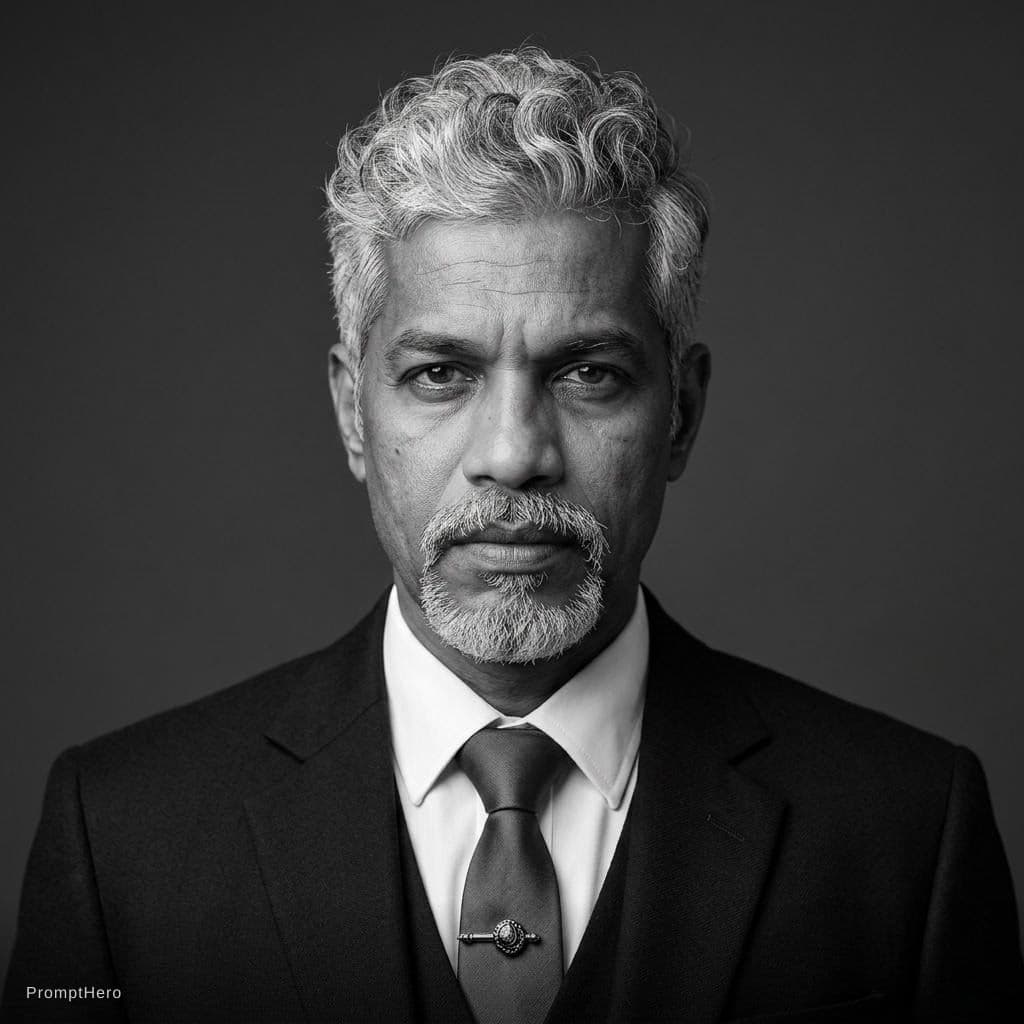 AI generated: Image Type: Digital photograph, formal portrait.

Overall Photographic Style: Photorealistic, high...