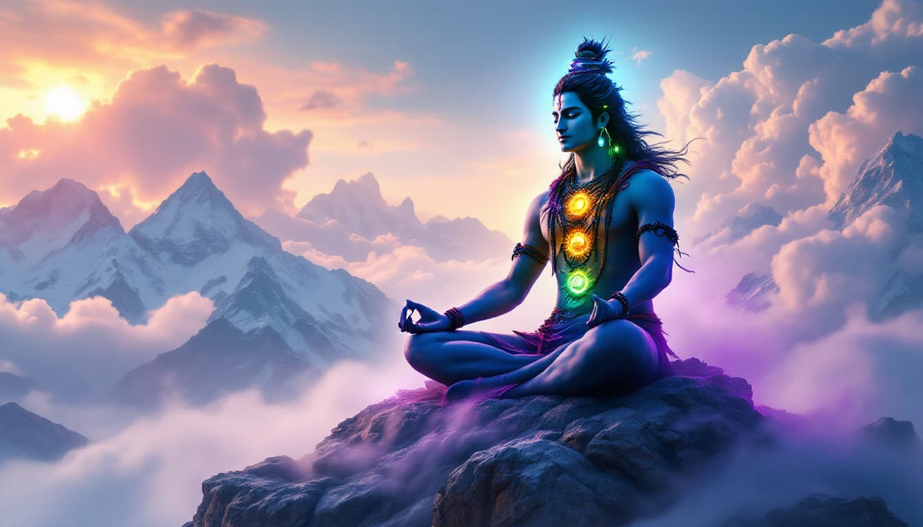 AI generated: "Generate an ultra-high-resolution, photorealistic image of Lord Shiva, the supreme Hindu deity, sea...