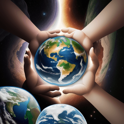 AI generated: creation of heaven and earth