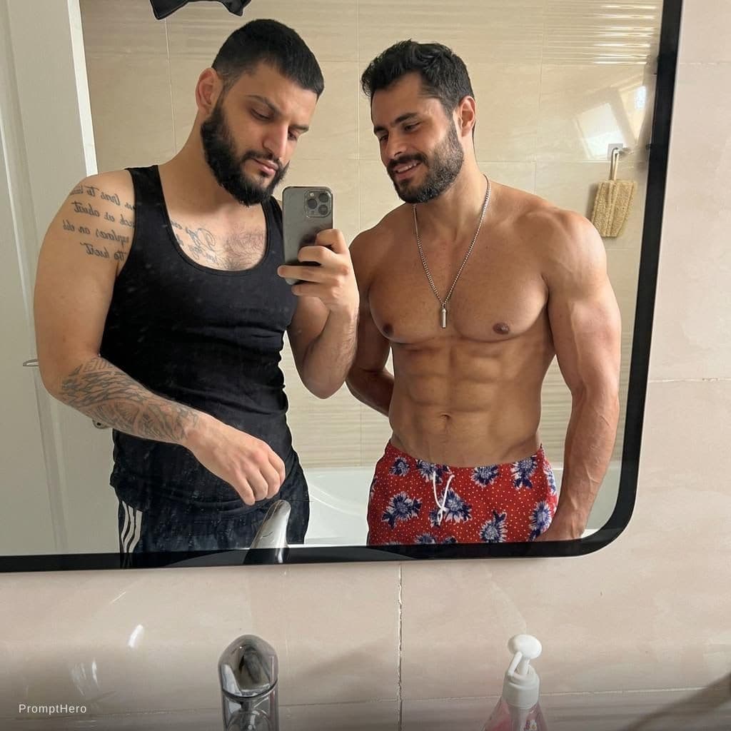 AI generated: Add my friend beside me and don’t change anything else, make it as real photo