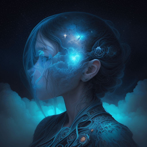 AI generated: photo illustration from a world in the clouds, in the style of tanya shatseva, the stars art group (...