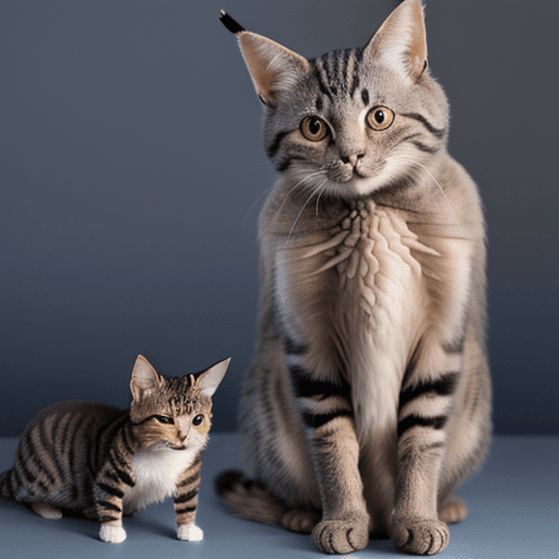 AI generated: moth and cat hybrid