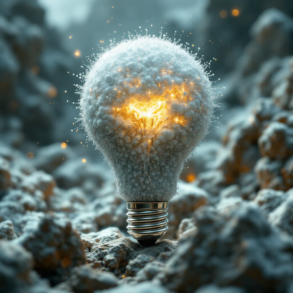 AI generated: a hdr , 4k, highly detailed picture of a mandelbulb3d figure