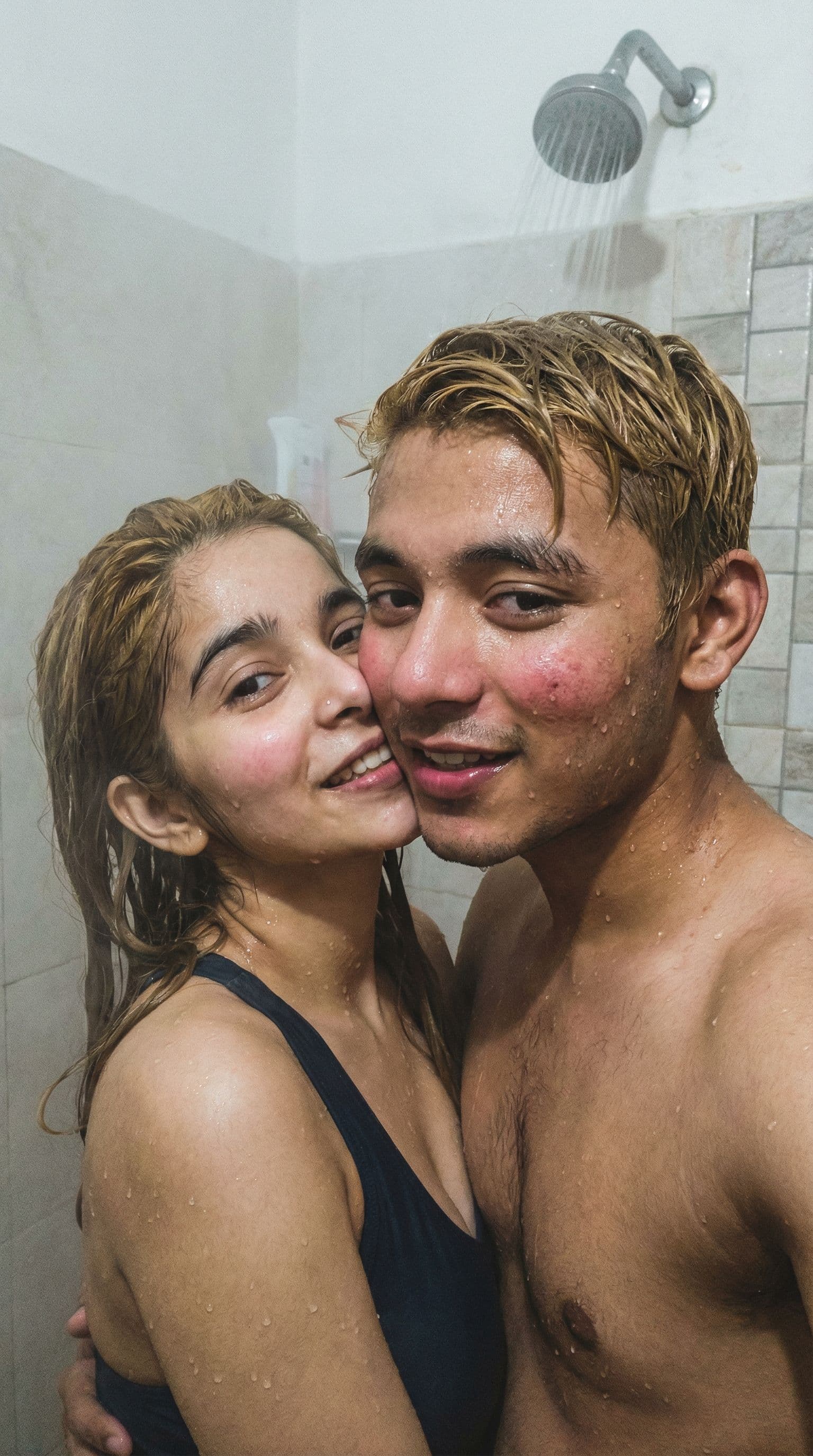 AI generated: realistic, 1girl,1guy, 18 years-old, hardcore sex, flirty, Blond hair, vagina, voluptuous, erotic pl...