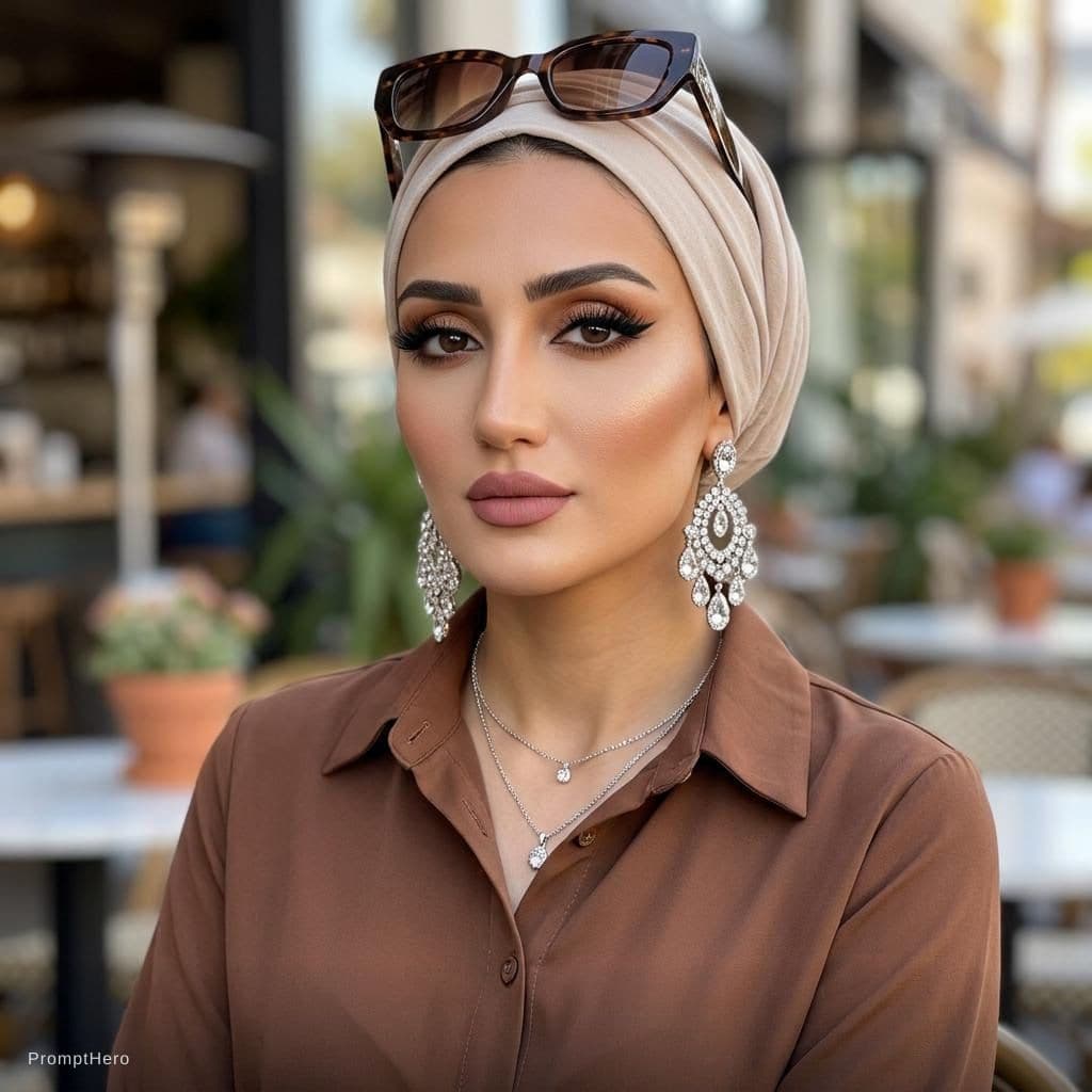 AI generated: {
  "image_analysis": {
    "subject": {
      "description": "Young woman",
      "expression": "Ne...