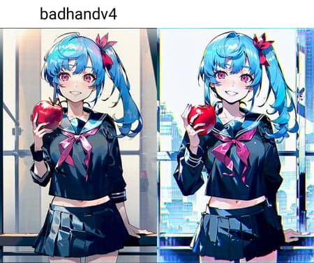 badhandv4 - AnimeIllustDiffusion