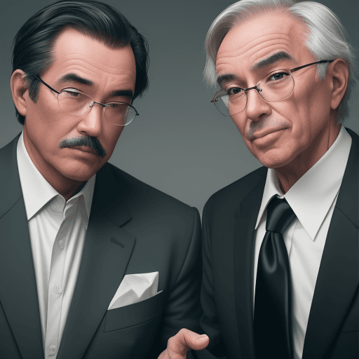 AI generated: Create a compelling thumbnail featuring a wealthy father and his son on one side, and a less affluen...