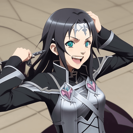 AI generated: Laughing Coffin Logo Design From Sword Art Online