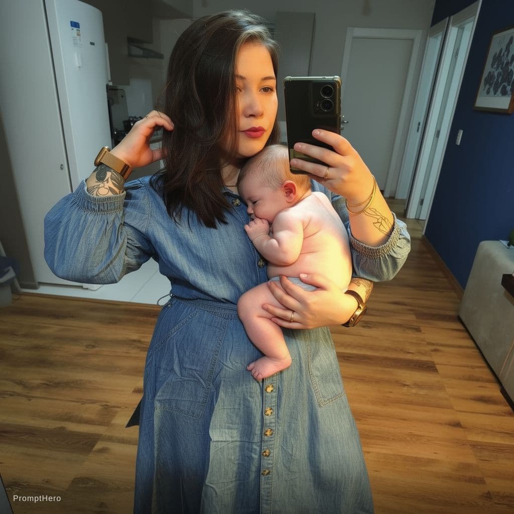 Hero prompt: Amamentando um bebê 