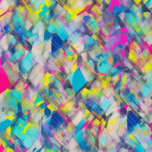 AI generated: feministisch, abstrakt, farbenfroh, grob