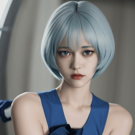 AI generated: rei ayanami