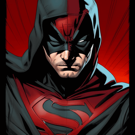 AI generated:  comic book art, REDHOOD, highly detailed, in the style of Stan Lee --ar 1:2 --stylize 700 --weird 3...