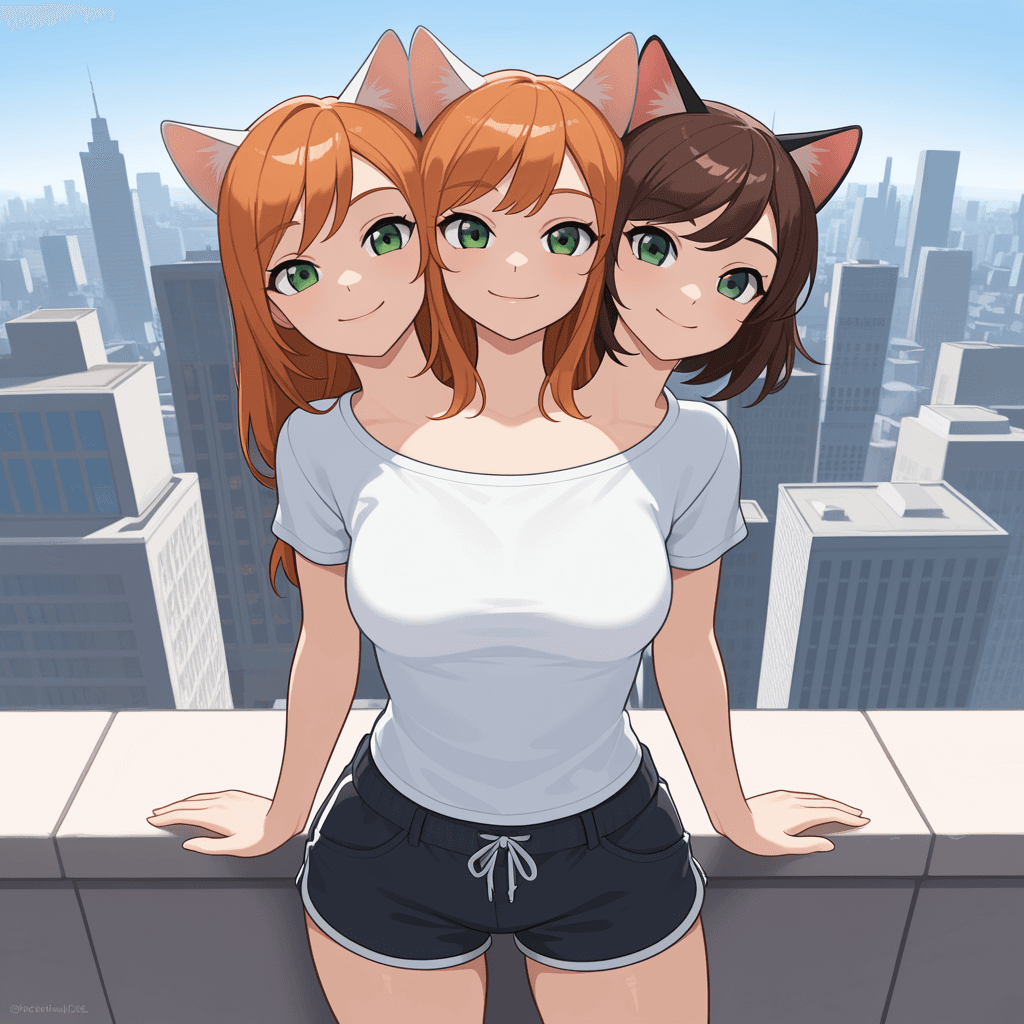 Three heads conjoinment - Image 4